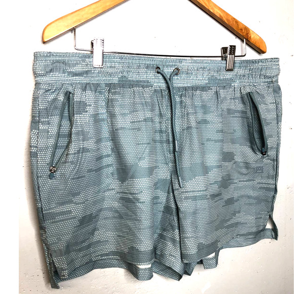 Mens Avalanche UPF‎ 50 Shorts Sz XL, Blue Camo Graphic Print - Picture 2 of 10